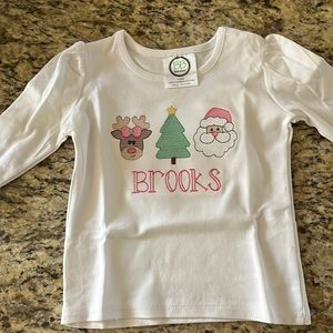 Monogrammed Christmas Long-sleeve Shirt
